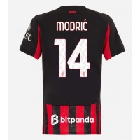 AC Milan Luka Modric #14 Domáci Ženy futbalový dres 2025-26 Krátky Rukáv